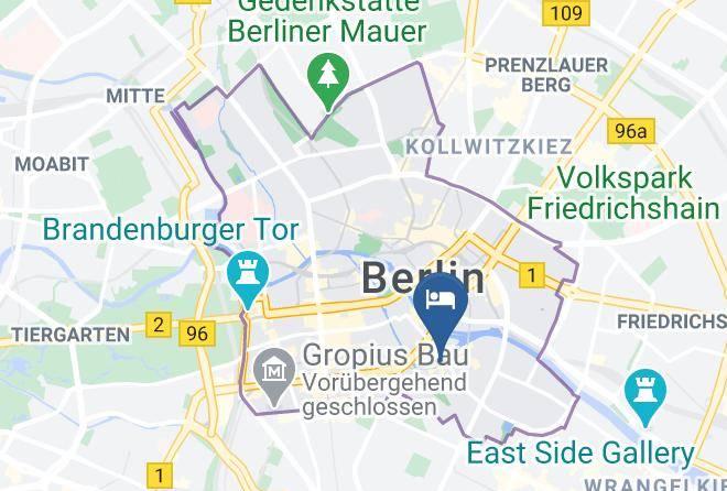 Stadt Berlin - Park Plaza Wallstreet Berlin Mitte Maps