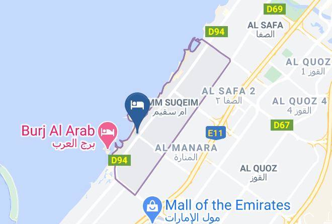 Dubai - Park Regis Boutique Jumeirah Maps