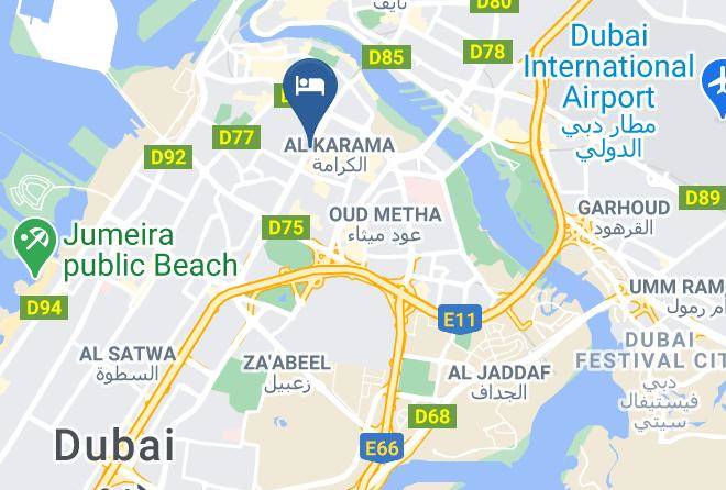 Dubai - Park Regis Kris Kin Hotel Maps