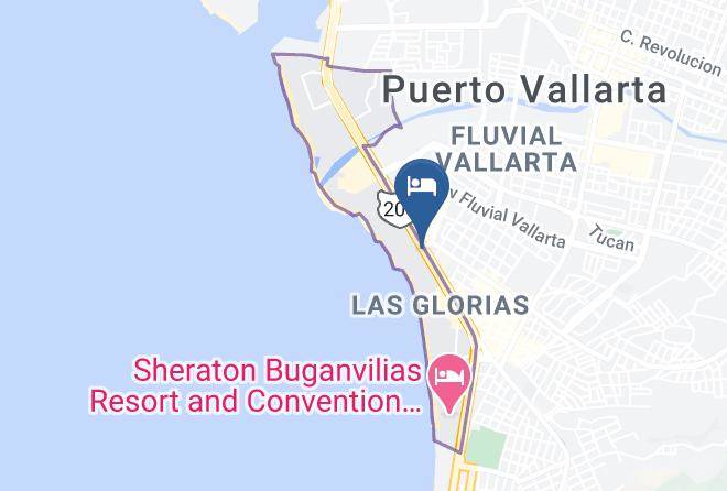 Puerto Vallarta - Park Royal Homestay Los Tules Puerto Vallarta Maps