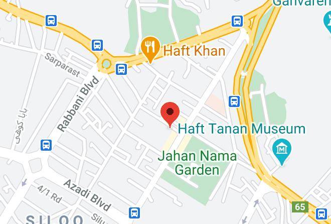 Shiraz - Park Saadi Hotel Maps