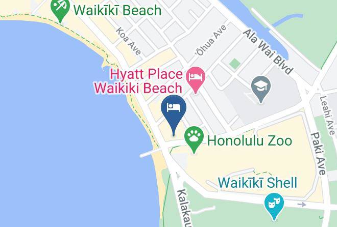 Honolulu - Park Shore Waikiki Hotel Maps
