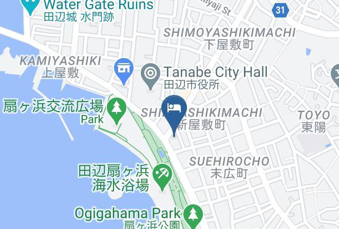 Tanabe City - Park Side Hotel Maps