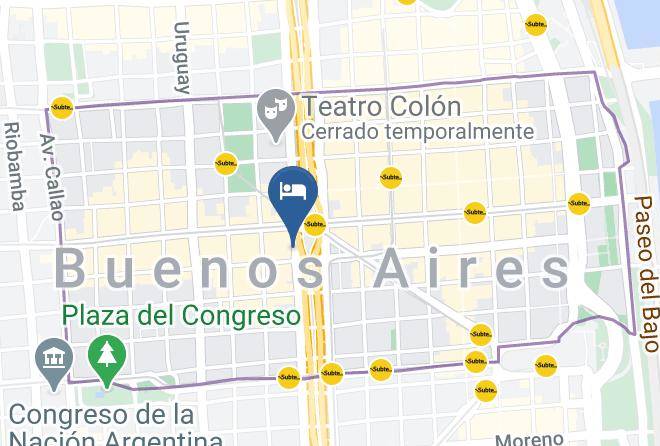San Nicolas - Park Silver Obelisco Hotel Maps