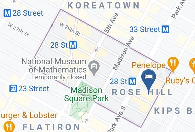New York - Park South Hotel Maps