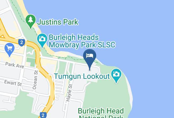 Gold Coast - Park Towers Holiday Units Maps