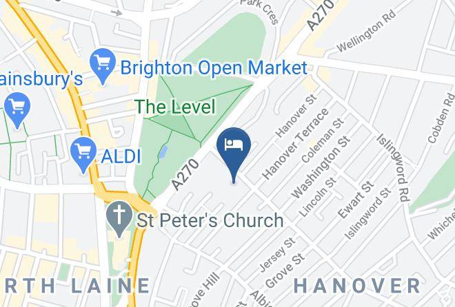 Brighton And Hove - Phoenix Brewery Halls Of Residence University Of Brighton Maps