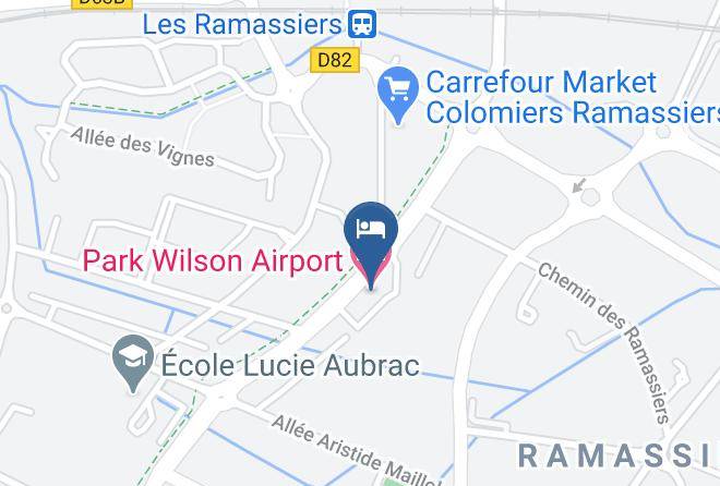 Haute Garonne - Park Wilson Airport Maps