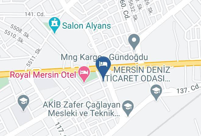 Akdeniz - Park Yalcin Hotel Maps