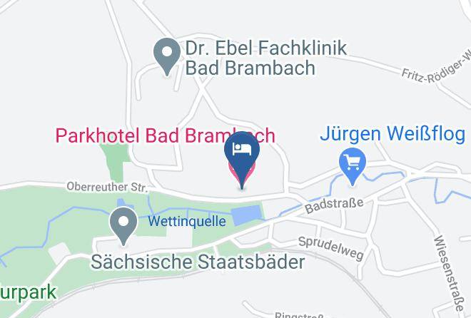 Parkhotel Bad Brambach Map