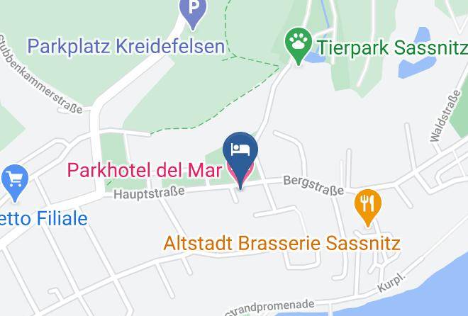 Vorpommern Rugen - Parkhotel Del Mar Maps