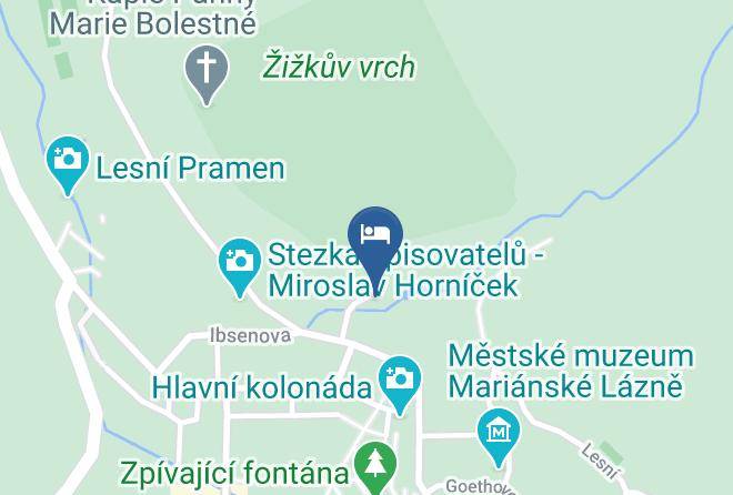 Cheb - Parkhotel Forest Maps