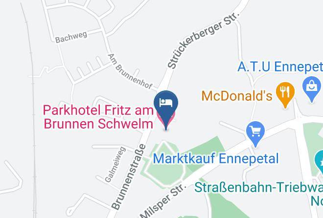 Ennepe Ruhr Kreis - Parkhotel Fritz Am Brunnen Schwelm Maps