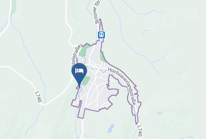 Parkhotel Hochsauerland Map