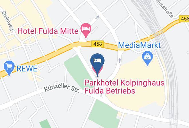 Fulda - Parkhotel Kolpinghaus Fulda Betriebs Gmbh Maps