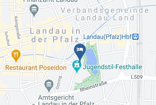 Landau In Der Pfalz - Parkhotel Landau Maps