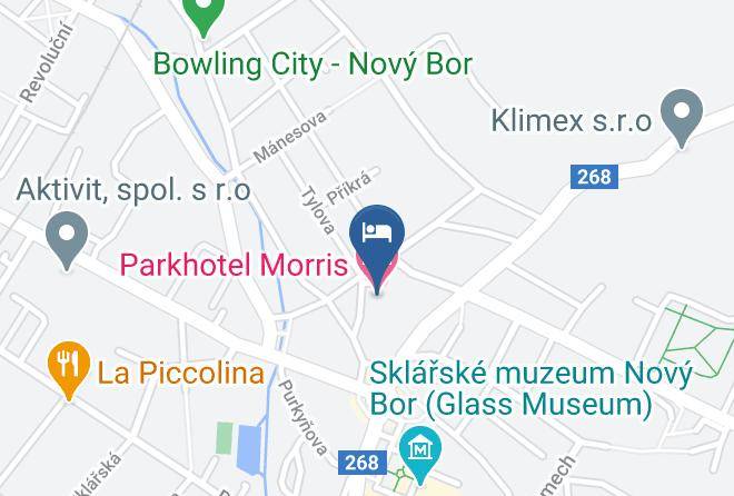 Ceska Lipa - Parkhotel Morris Maps