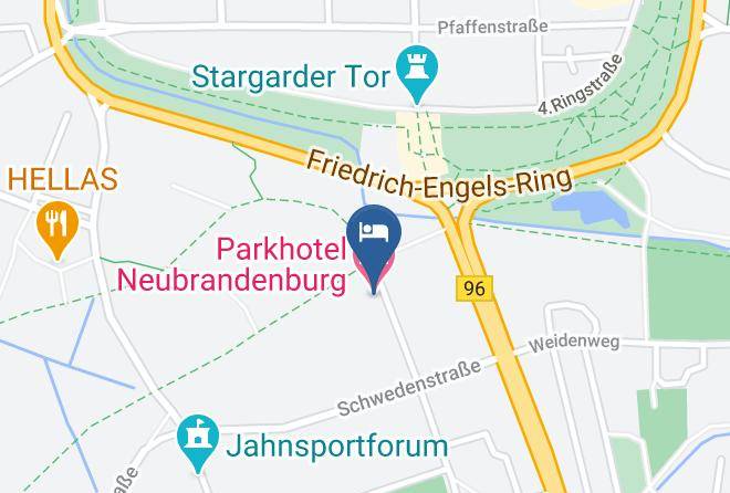 Mecklenburgische Seenplatte - Parkhotel Neubrandenburg Maps