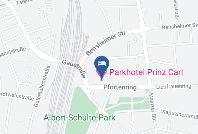 Worms - Parkhotel Prinz Carl Maps