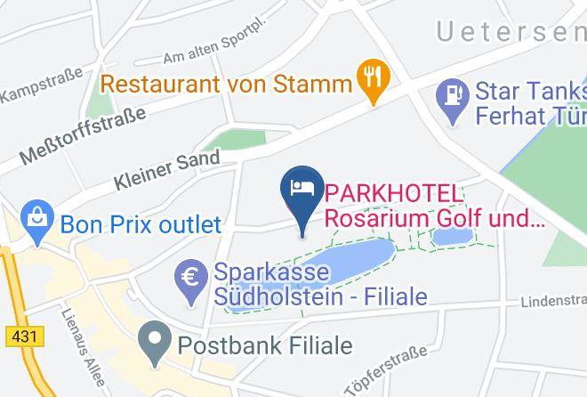 Parkhotel Rosarium Map