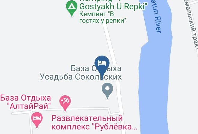 Chemalsky District - Parkhotel Rublevskozarechye Maps