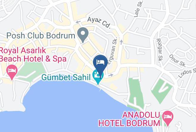 Parkim Ayaz Otel Map - Mugla - Bodrum