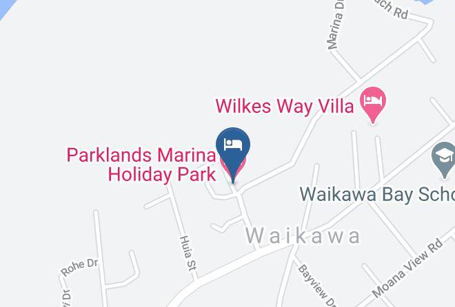 Waikawa - Parklands Marina Holiday Park Maps