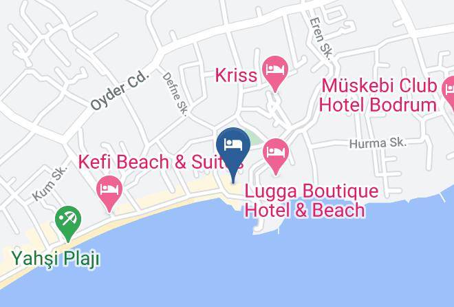 Bodrum - Parkmarin Evleri Maps