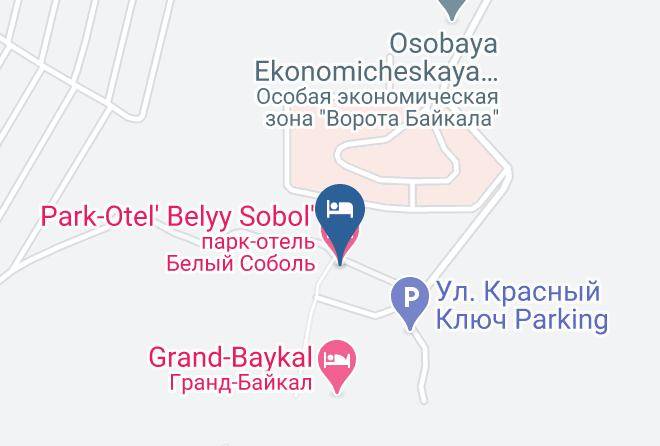 Slyudyansky District - Park Otel' Belyy Sobol' Maps