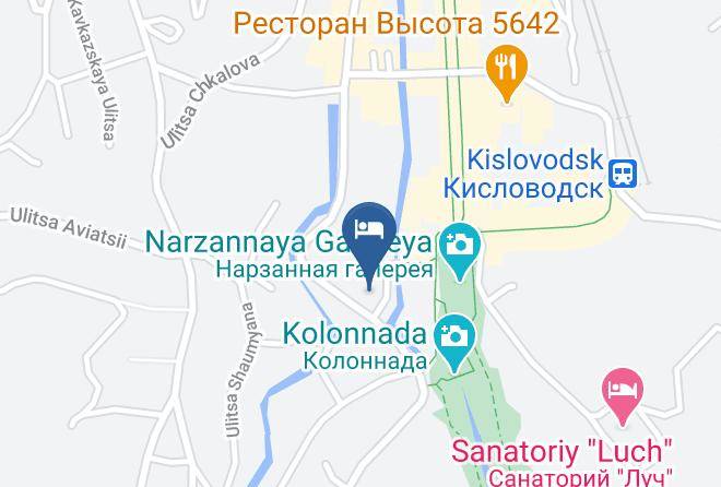 Kislovodsk - Park Otel' Gostinitsa Maps