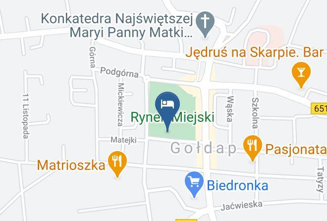 Goldapnty - Parkova Restauracja I Pokoje Maps