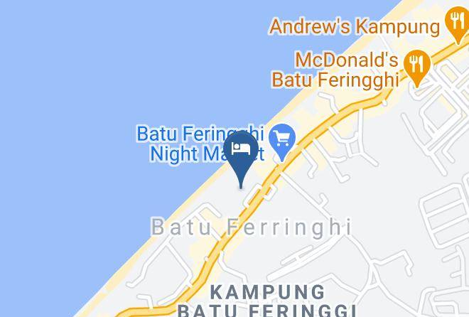 Batu Ferringhi - Parkroyal Penang Resort Maps