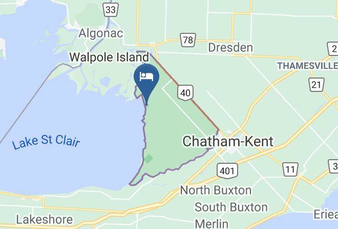 Chatham Kent - Parkside Cabins Maps