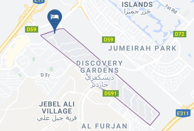 Dubai - Parkside Suites Hotel Apartments Maps