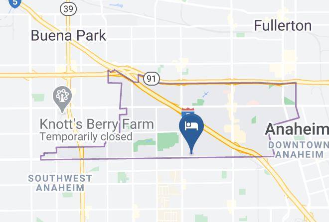 Orange - Parkside Inn Anaheim Maps