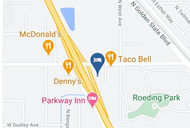 Fresno - Parkside Inn Fresno Maps