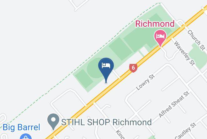 Richmond - Parkside Motel Maps
