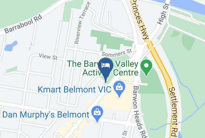 Greater Geelong - Parkside Motel Geelong Maps