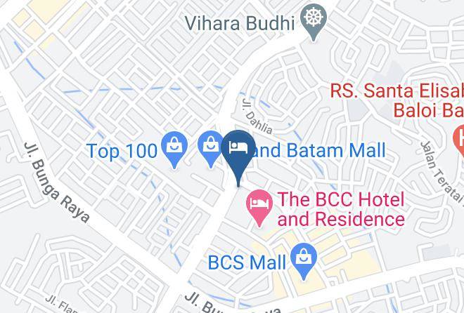 Batam - Parkside Sovrano Hotel Batam Maps