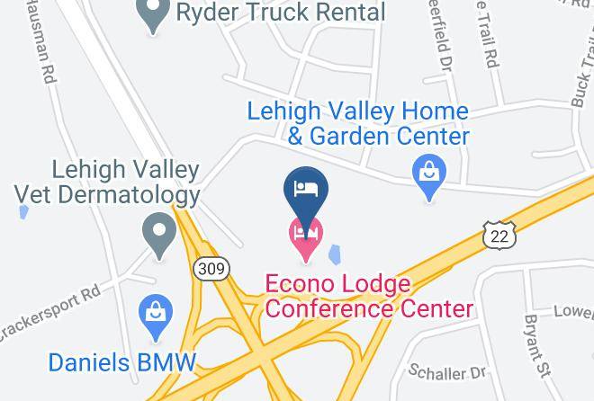 Lehigh - Parkview Inn & Conference Center Maps