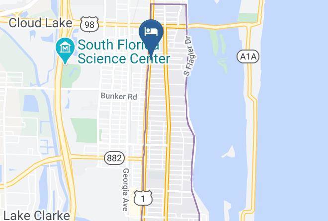 Palm Beach - Parkview Motor Lodge Maps
