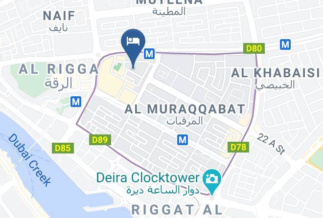 Dubai - Parkway Hotel Maps