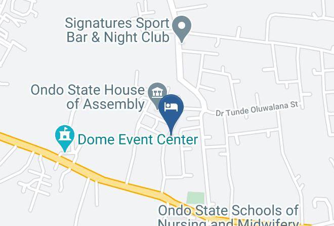 Akure - Parliament Hotel And Resource Centre Maps