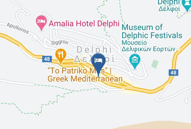 Fokis - Parnassos Delphi Hotel Maps