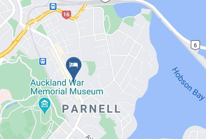 Auckland Parnell - Parnell Pines Hotel Maps