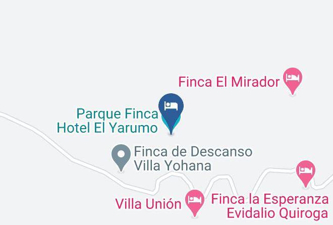 Parque Finca Hotel El Yarumo Map