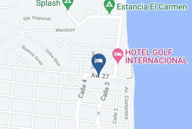 Mar Del Tuyu - Parque Hotel Maps