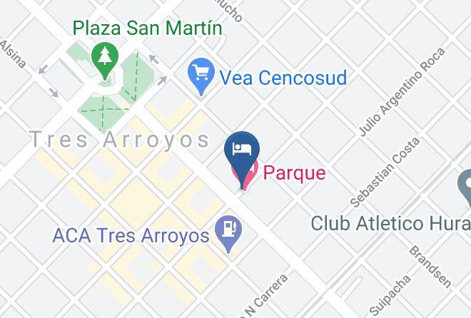Tres Arroyos - Parque Hotel Maps