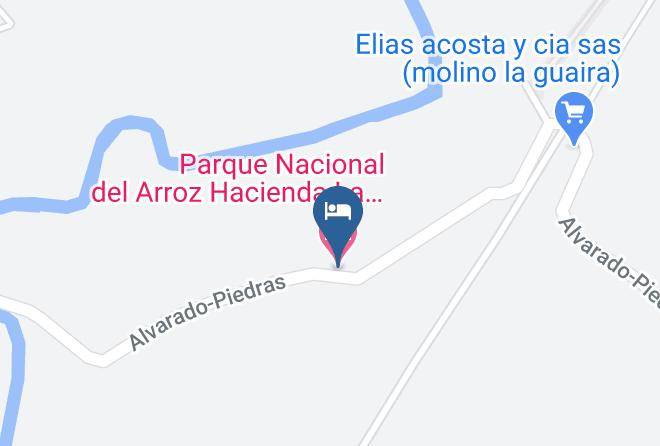 Alvarado - Parque Nacional Del Arroz Hacienda La Guaira Maps