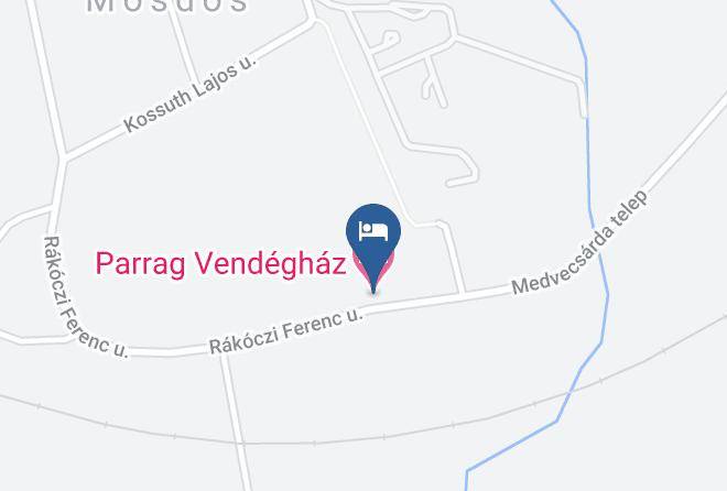 Mosdos - Parrag Vendeghaz Maps